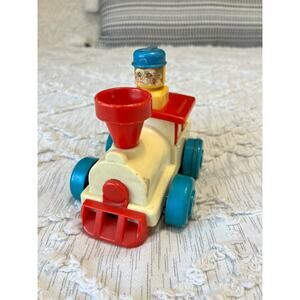 Vintage 1975 Tomy Push n Go Train Works